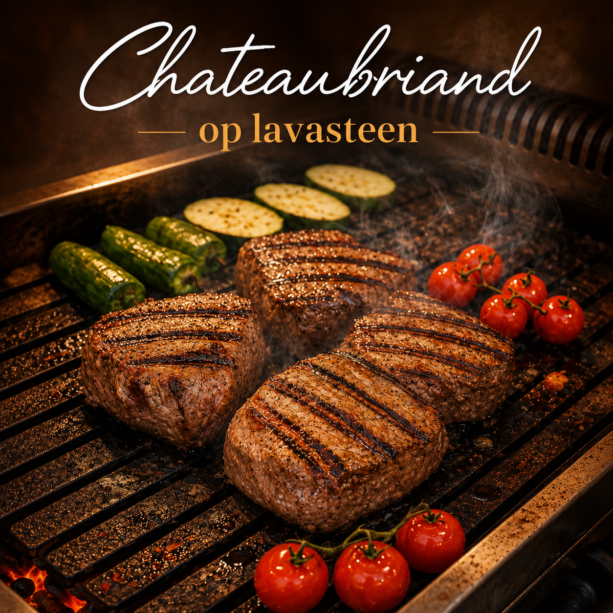 Chateaubriand op lavasteen +/-250gr