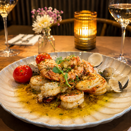 Gebakken scampi’s, 9 st.